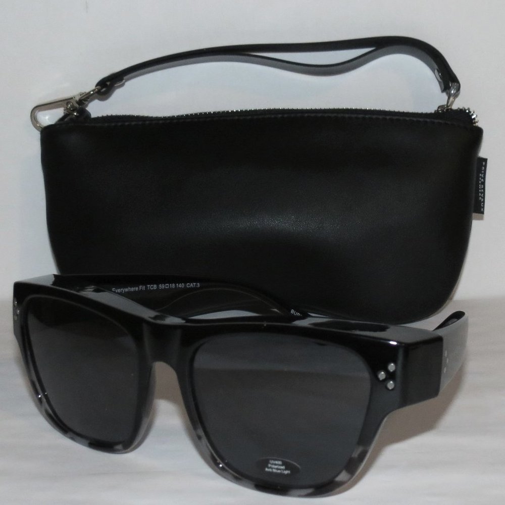 Prive Revaux The Glow Fit Polarized Fitover Sunglasses Black